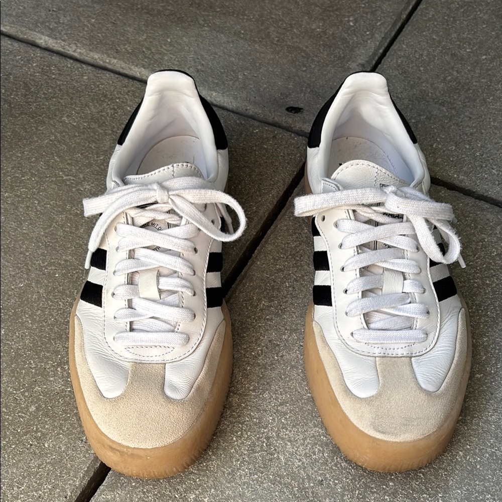 adidas Originals White and Black Sneakers